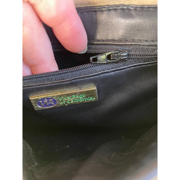 Viva Bags of California Vintage Shimmer Purse Crossbody - Picture 6 of 16